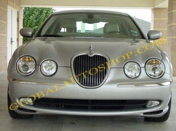 Jaguar S Type - Chromowane Listwy Grill Chrom Atrapy Zderzaka Tuning na Arena.pl