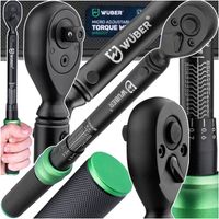 KLUCZ DYNAMOMETRYCZNY 1/4" Z BLOKADĄ 1-25NM CERTYFIKAT KALIBRACJI CR-V ETUI