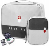 Zestaw 2Szt Apteczka Medyczna Leki Podróżna Domowa