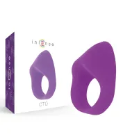 intense oto lilac - pierścień wibracyjny silikonowy, akumulatorowy