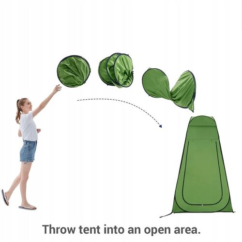 PRZEBIERALNIA PRZENOŚNA NAMIOT PLAŻOWY KEMPINGOWY NA PRYSZNIC TOALETA WC na Arena.pl