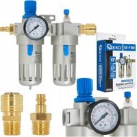 Reduktor filtr odwadniacz naolejacz 4w1 1/2" GEKO G03164 komplet