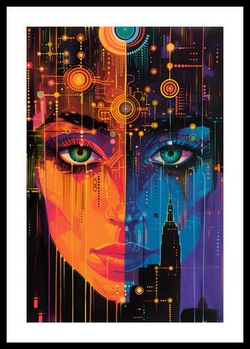 Plakat 30x45cm Cyfrowa Psyche na Arena.pl