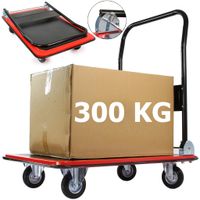 WÓZEK PLATFORMA TRANSPORTOWA 300Kg /składany z odbojem