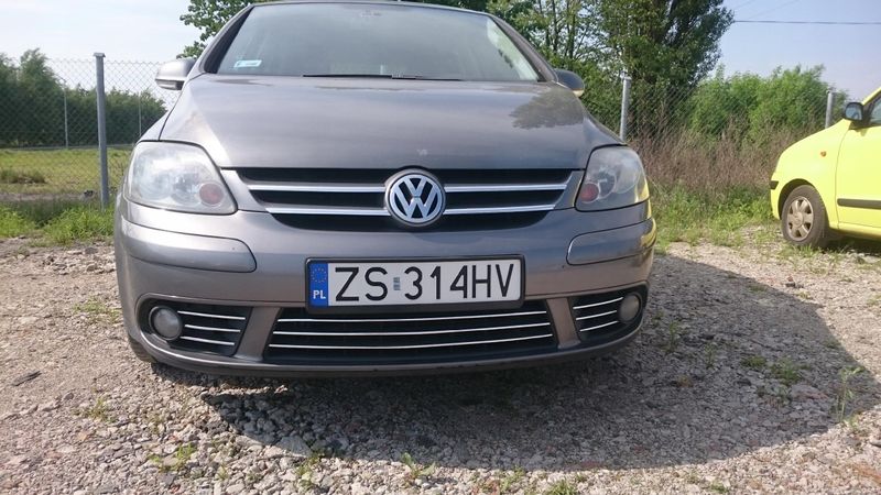 VW GOLF V PLUS - Listwy CHROM GRILL atrapa Tuning zdjęcie 8