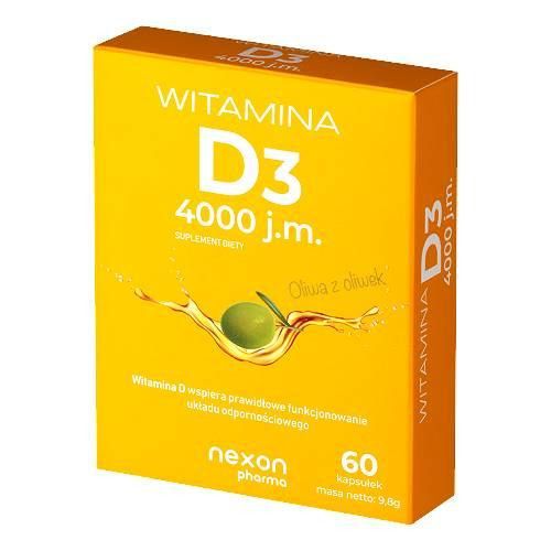 Nexon Witamina D3 4000 J.M. 60 kaps. na Arena.pl