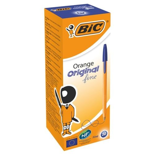 Długopisy tradycyjne BIC Orange niebieskie 20 szt. na Arena.pl