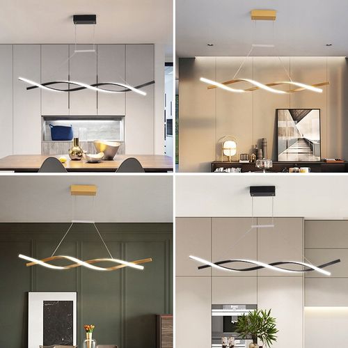 Lampa SANTIAGO I wisząca LED długa nad stół nowoczesna 90cm Wobako 35W na Arena.pl