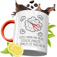 Kubek Pomarańczowy Dla Mamy Mamusi Dzień Mamy Z Nadrukiem Ze Zdjęciem