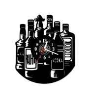 Zegar ścienny z płyty winylowej 236.13 Alkohol