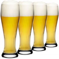Kufle Do Piwa Wysokie Szklanki Pokale 665ml 4szt