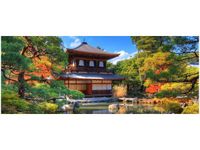 100X40CM KOLOROWY OGRÓD OBRAZ DREWNO