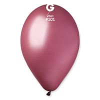 Balony pastelowe bordowy winny matowy #101, 30 cm 100 szt.