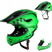 Kask rowerowy Rocbkros, Dziecięcy, Szczękowy, Ochronny, na Rower, Hulajnogę