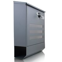 16025 Skrzynka pocztowa na listy z gazetnikiem z okienkami