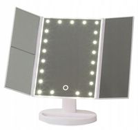 Podświetlane lusterko z powiększeniem lampki LED