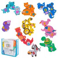 Zabawka wodna dla dzieci naklejki do kąpieli piankowe zwierzątka 26 element