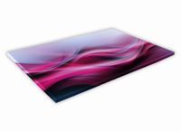 SZKLANA DESKA KUCHENNA 60x30 129d Fuksja fale