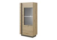 Witryna niska CARO C dąb artisan do salonu szafka stojąca