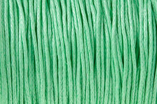 SZNUREK bawełniany woskowany 1mm zielony pastelowy 20-30m na Arena.pl