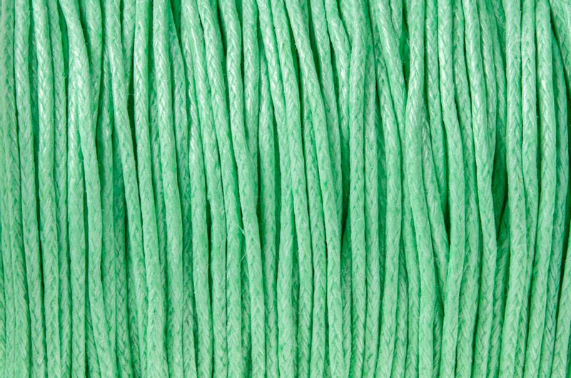 SZNUREK bawełniany woskowany 1mm zielony pastelowy 20-30m zdjęcie 2
