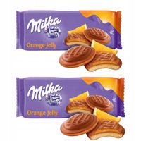 Milka Choco Jaffa Biszkopty z galaretką o smaku pomarańczowym 147 g x 2 szt