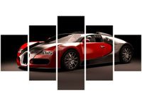 OBRAZ CZERWONE BUGATTI VEYRON