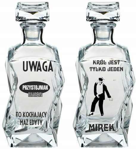 KARAFKA Z DOWOLNYM GRAWEREM PREZENT IMIENINY na Arena.pl