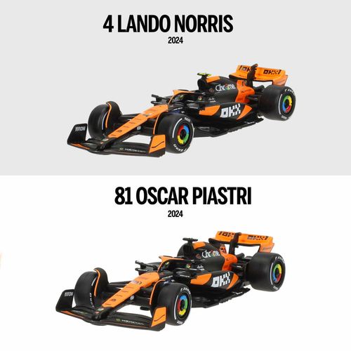 Samochód zabawkowy McLaren F1 2024 MCL38 (6 Sztuk) na Arena.pl