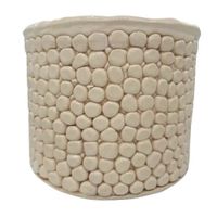 Doniczka Ceramiczna Handmade Kwiatowy Tron