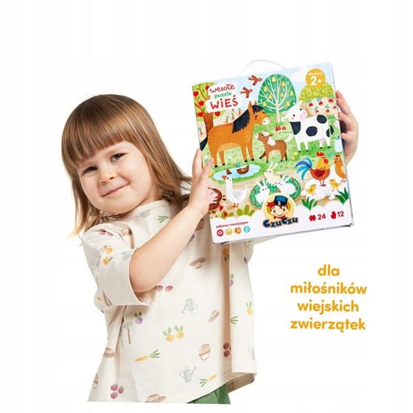 Wesołe puzzle. Wieś. CzuCzu zdjęcie 1