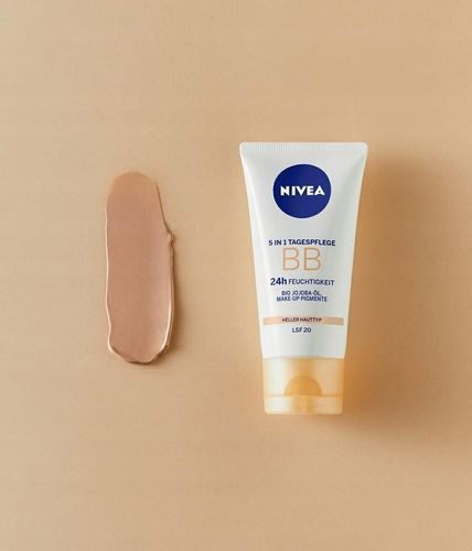NIVEA BB 5w1 Krem na dzień filtr UV SPF 15 nawilżający - odcień jasny 50ml na Arena.pl