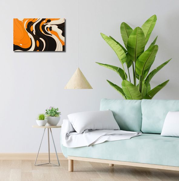 Obraz 50x30cm Tańczący Atrament zdjęcie 2