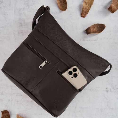 torebka damska skórzana brązowa paolo peruzzi z-53-br na Arena.pl