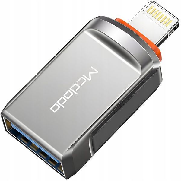 MCDODO ADAPTER PRZEJŚCIÓWKA USB-A 3.0 DO LIGHTNING IPHONE IPAD 3A OTG zdjęcie 1