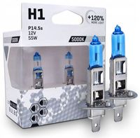 ŻARÓWKI VISION ARCTIC WHITE H1 12V 55W +90%, 2 SZT