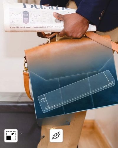 Przenośna termiczna drukarka Phomemo M08F bluetooth do dokumentów A4 tatuaż na Arena.pl