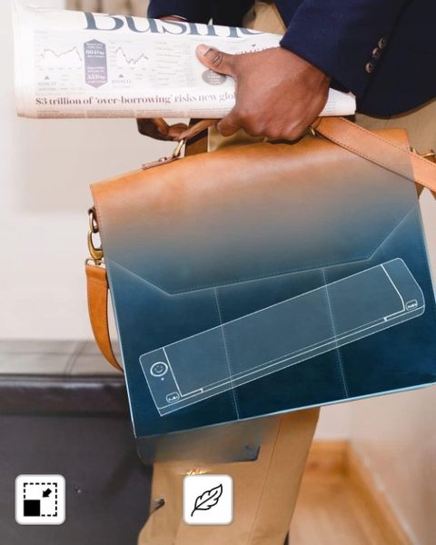 Przenośna termiczna drukarka Phomemo M08F bluetooth do dokumentów A4 tatuaż zdjęcie 11