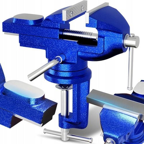 IMADŁO OBROTOWE 360 ŚLUSARSKIE ŻELIWNE SOLIDNE STOŁOWE MAŁE Z KOWADŁEM na Arena.pl