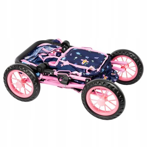 KINDERPLAY WÓZEK DLA LALEK GŁĘBOKI GONDOLA SKŁADANY TORBA REGULOWANA RĄCZKA na Arena.pl