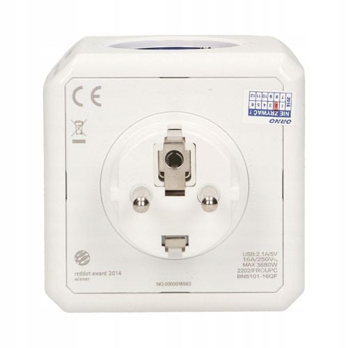 Listwa zasilająca kostka allocacoc PowerCube 4 gniazda +2xUSB 2.1A na Arena.pl