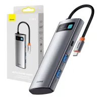 Hub USB-C Baseus 7w1 4K HDMI PD 100W 2x USB 3.0 Adapter
