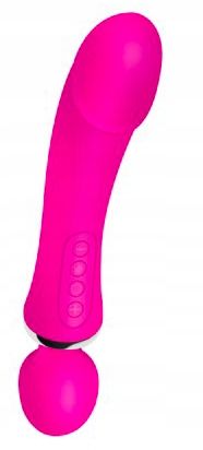 LUKSUSOWY WIBRATOR DAMSKI 2w1 PODGRZEWANY DO 45stC - USB DAWCA ORGAZMÓW na Arena.pl