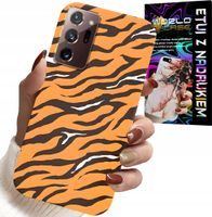 ETUI DO SAMSUNG NOTE 20 ULTRA - PLECKI W TYGRYSIE PASKI POKROWIEC +FOLIA