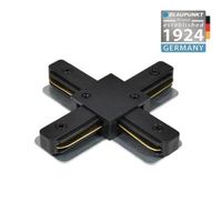 Krzyżowy ŁĄCZNIK VISION KX1B do 1-fazowego systemu szynowego czarny