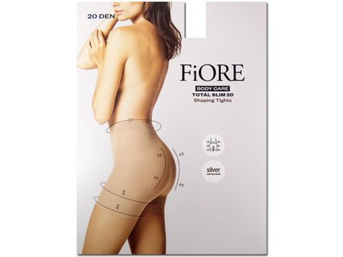 Cienkie rajstopy wyszczuplające Total Slim 20 den Graphite 5 na Arena.pl