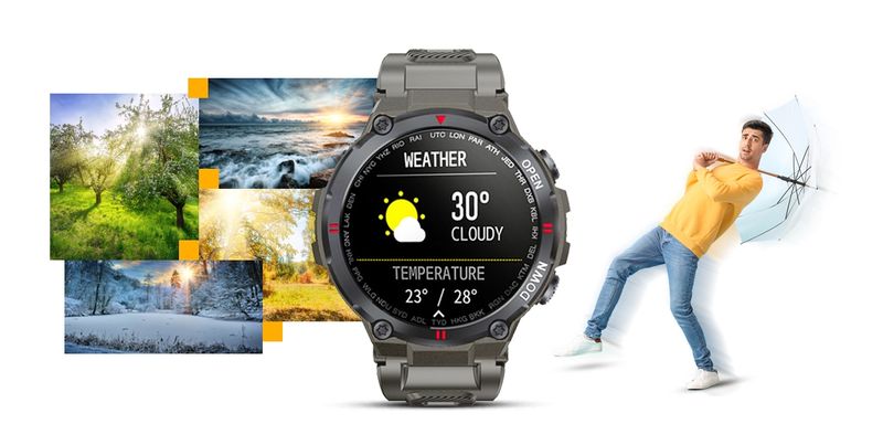 smartwatch giewont szary gw430-2 zdjęcie 8
