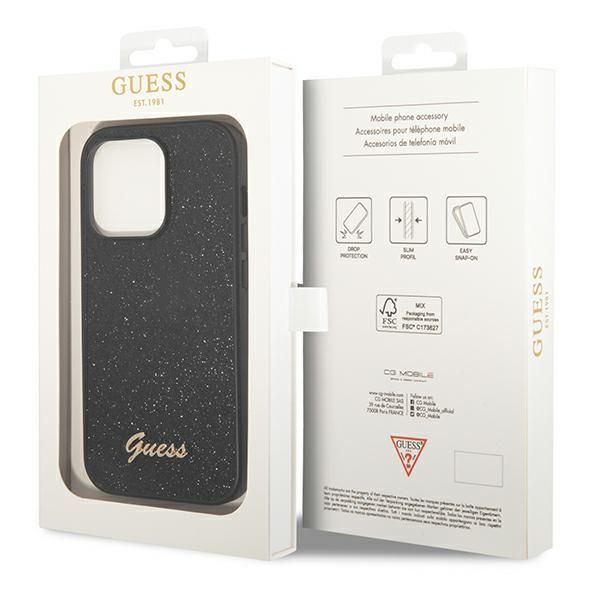 Etui Guess do iPhone 14 Pro, Czarny zdjęcie 8