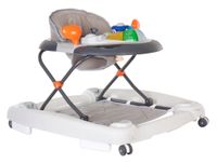 ND31B0102213 Chodzik kołyska z kierownicą - szary