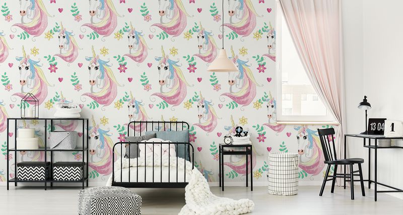 Tapeta Dla Dzieci - Magiczne Jednorożce zdjęcie 2